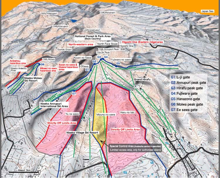 niseko map