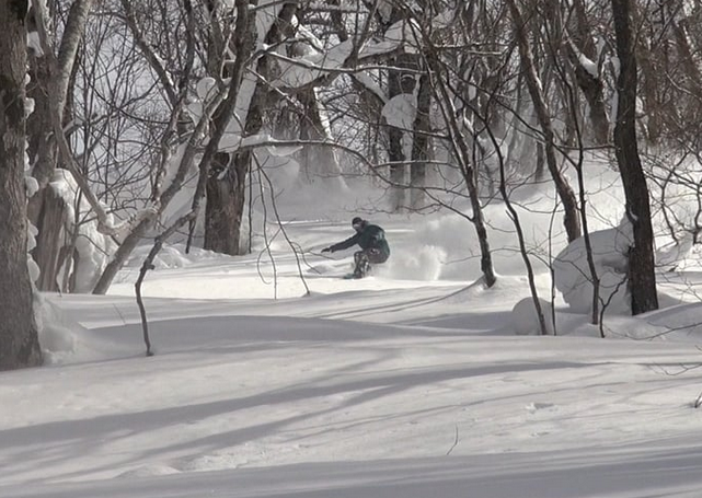 kouji hamada increw vimeo snowboarding in the trees