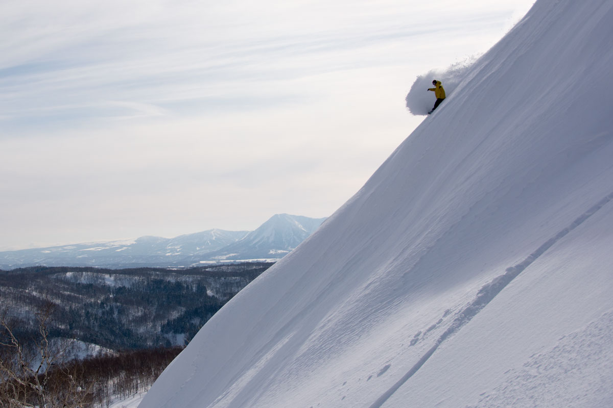 will jackways shreding a face in the niseko backcountry