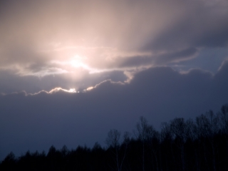 Sun going down