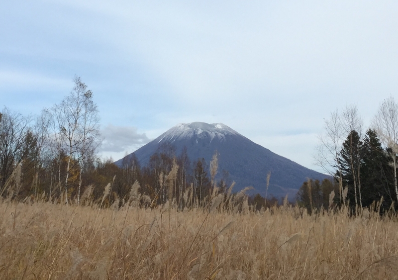 a dudting of snow on Mt. Yotei 21/11/2015