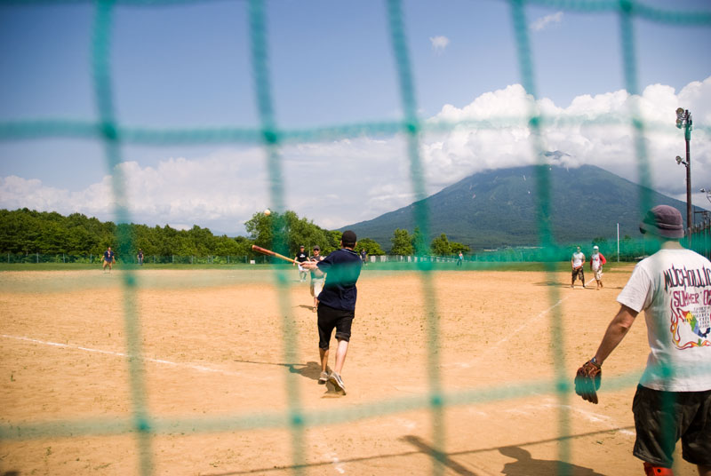 the 2nd Annual Softball classic at Niseko Hirafu Sun Sports